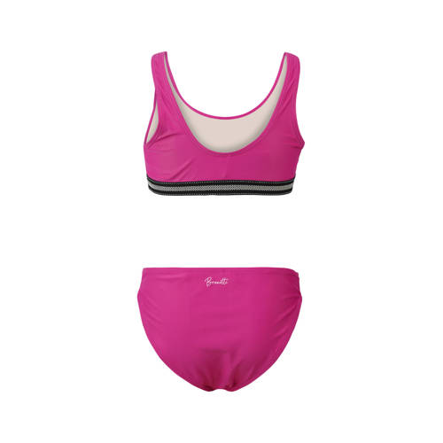 brunotti crop bikini Mya roze Meisjes Polyester Logo 140