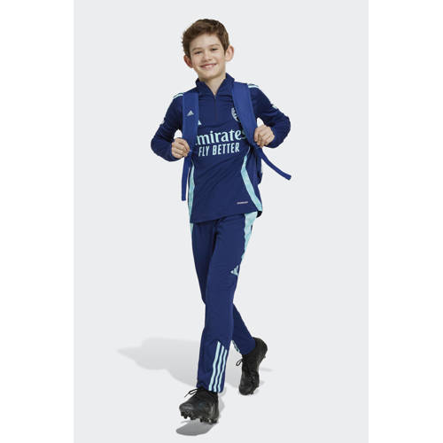 Adidas Performance Junior Arsenal FC voetbalbroek Sportbroek Blauw Jongens Meisjes Polyester 128