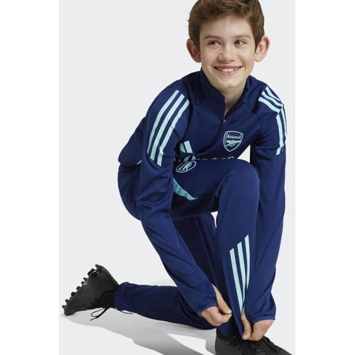 Adidas Performance Junior Arsenal FC voetbalbroek Sportbroek Blauw Jongens Meisjes Polyester 128