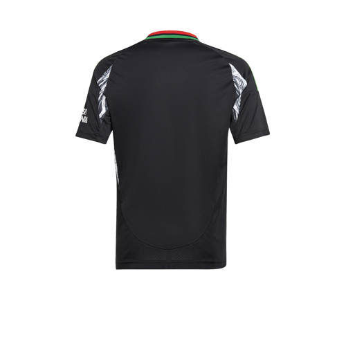 Adidas Performance Junior Arsenal FC voetbalshirt Uit Sport t-shirt Zwart Jongens Meisjes Polyester Ronde hals 140
