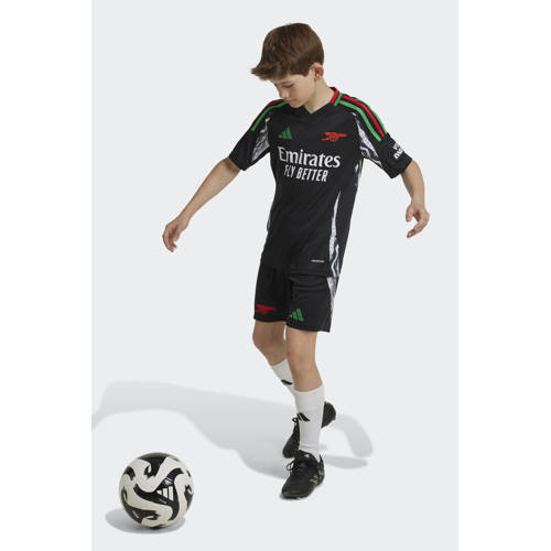 Adidas Performance Junior Arsenal FC voetbalshort uit Sportbroek Zwart Jongens Meisjes Polyester 140