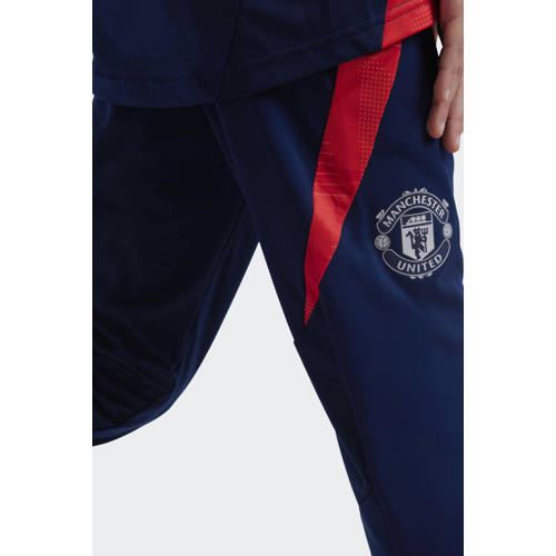 Adidas Performance Junior Manchester United trainingsbroek Sportbroek Blauw Jongens Meisjes Polyester 164