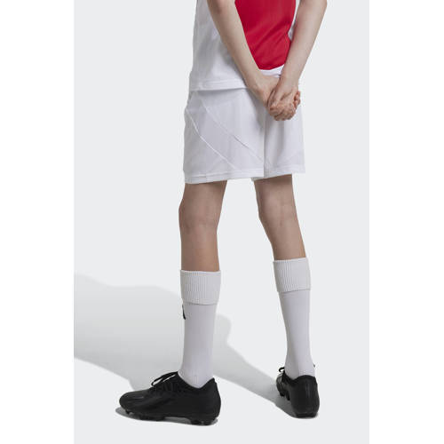 Adidas Performance Junior Ajax Amsterdam voetbalshort thuis 24 25 Sportbroek Wit Jongens Meisjes Polyester 128