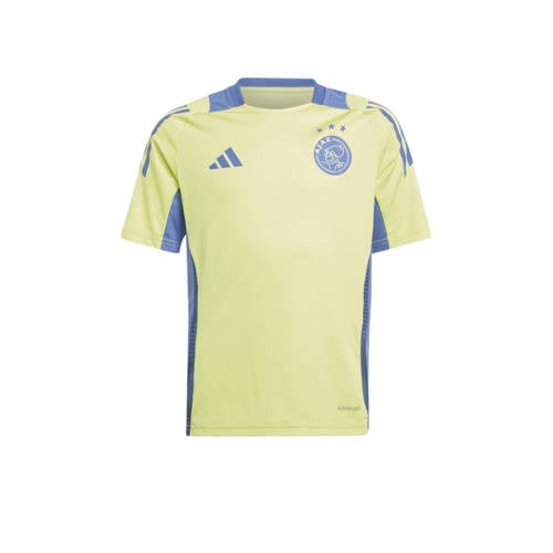 adidas Performance junior Ajax Amsterdam voetbalshirt training Sport t-shirt Geel Jongens/Meisjes Polyester V-hals
