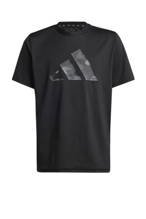 junior voetbalshirt training zwart