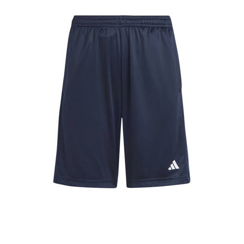 adidas Sportswear Junior voetbalshort donkerblauw Sportbroek Jongens/Meisjes Polyester