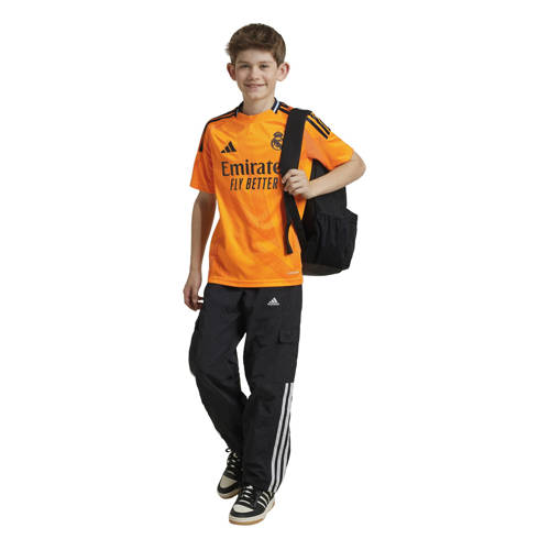 Adidas Performance Junior voetbalshirt Real Madrid Uit Sport t-shirt Oranje Jongens Meisjes Polyester Ronde hals 152