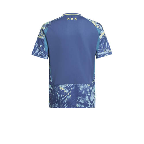 Adidas Perfor ce Junior Ajax Amsterdam voetbalshirt uit Sport t-shirt Blauw Polyester V-hals 128