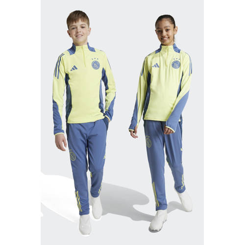 Adidas Perfor ce Junior Ajax Amsterdam trainingsbroek Sportbroek Blauw Polyester 152