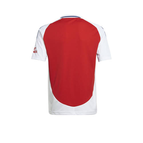 Adidas Performance Junior Arsenal FC voetbalshirt uit rood wit Sport t-shirt Jongens Meisjes Polyester Ronde hals 152