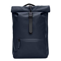 thumbnail: Rains  rugzak Rolltop W3 donkerblauw