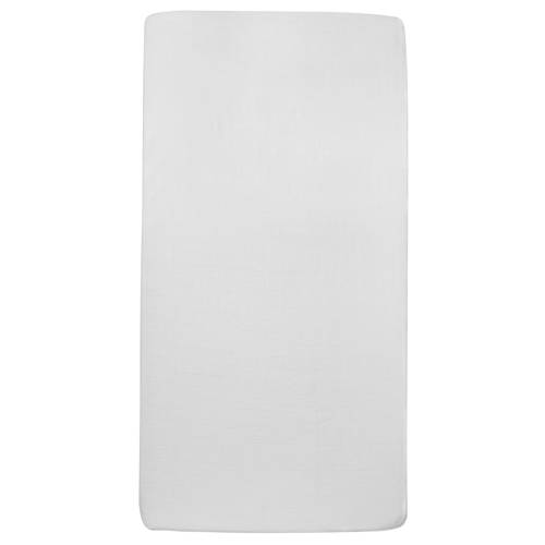 Meyco hydrofiel hoeslaken ledikant white Wit Effen