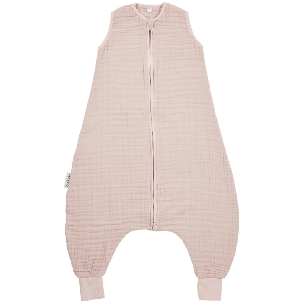 Meyco hydrofiele baby zomer slaapoverall jumper soft pink