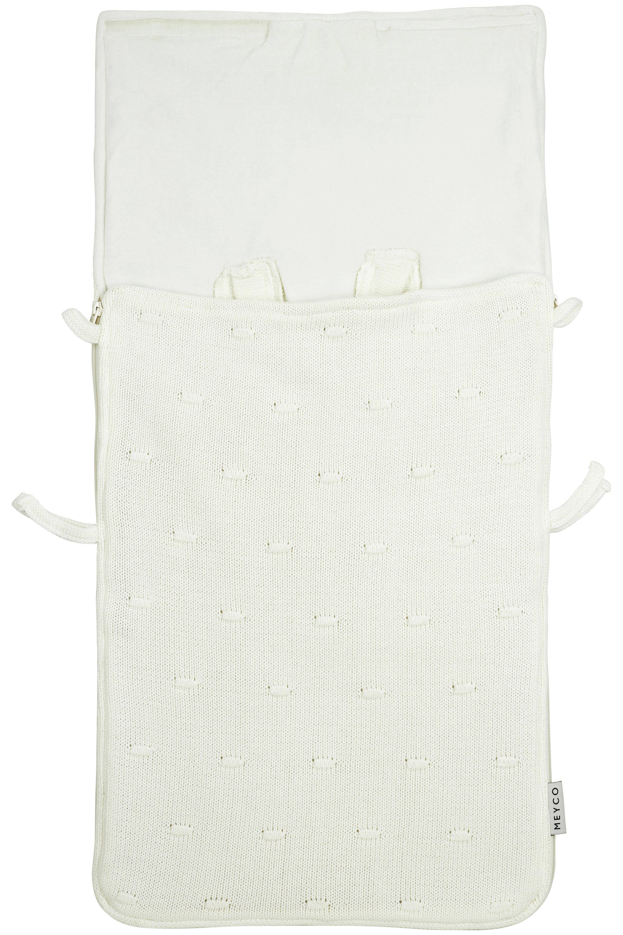 Meyco Ledikantdeken Knots Teddy - 100x150 cm online kopen - Baby Plus - Babywinkel