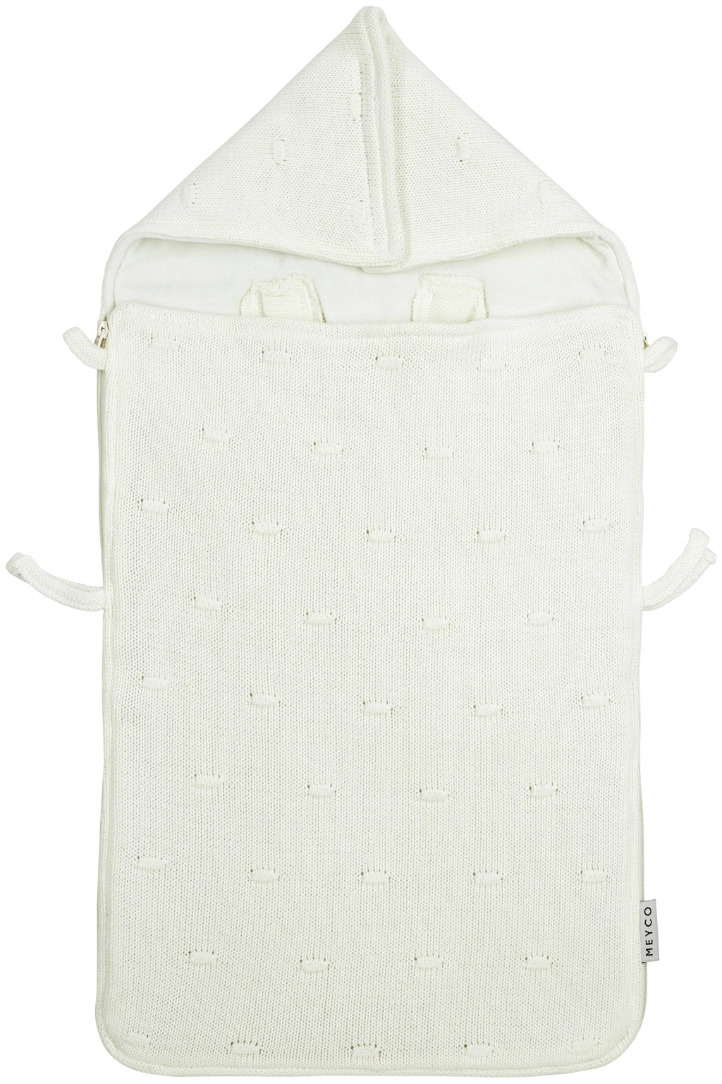 Meyco voetenzak Knots offwhite