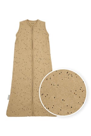 Rib Mini Spot baby slaapzak toffee melange