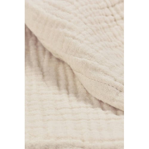 Meyco pre-washed hydrofiel wieglaken soft sand Babylaken Beige Effen