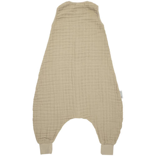Meyco hydrofiele baby zomer slaapoverall jumper Sand Babyslaapzak Beige 80
