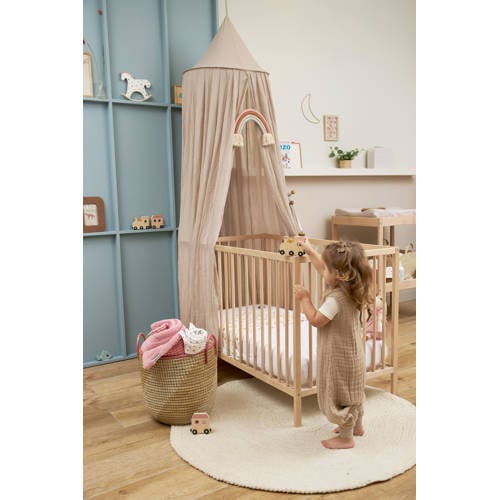 Meyco hydrofiele baby zomer slaapoverall jumper Sand Babyslaapzak Beige 80