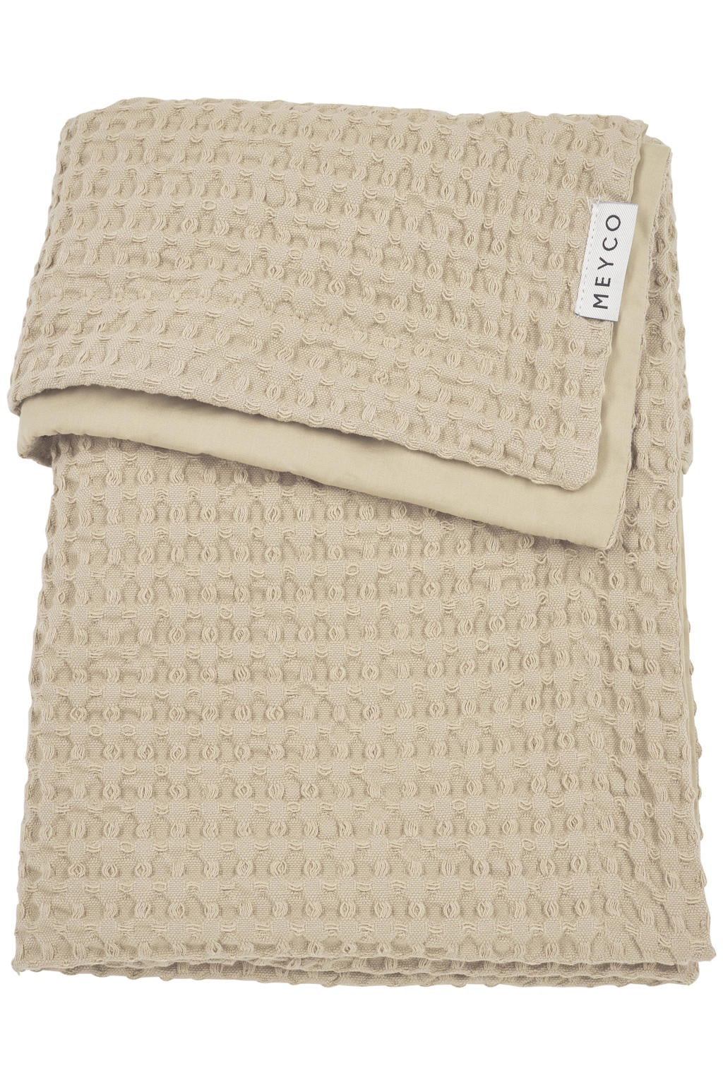 Meyco wiegdeken Waffle Cotton sand