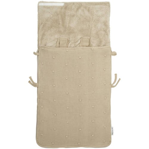Meyco voetenzak Knit Basic sand Beige | Voetenzak van