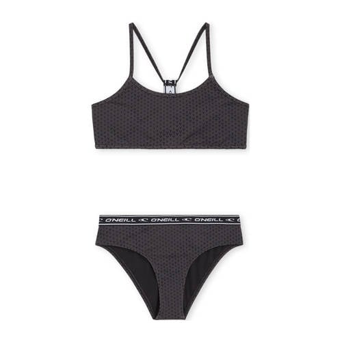 O'Neill crop bikini Sportclub Active zwart Meisjes Gerecycled polyester