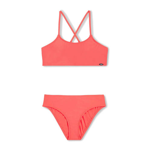 O'Neill crop bikini Essentials roze Meisjes Polyester Effen