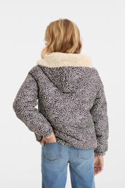 thumbnail: anytime reversible winterjas beige / alloverprint
