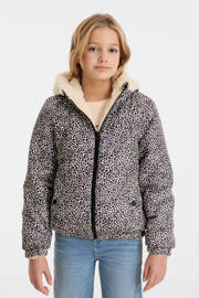 thumbnail: anytime reversible winterjas beige / alloverprint