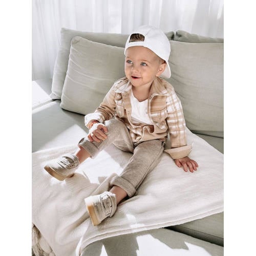 Babystyling baby regular fit broek bruin Jongens Meisjes Katoen Effen 50 56