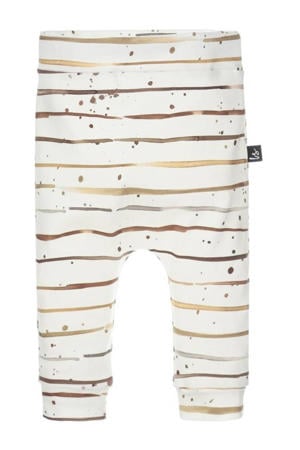 baby broek wit/bruin