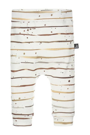 baby broek wit/bruin