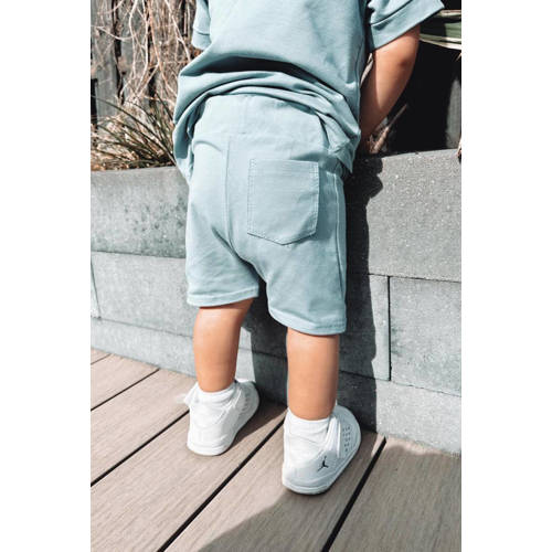 Babystyling baby sweatshort blauw Korte broek Jongens Katoen Effen 74 80