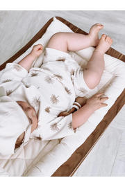 thumbnail: Babystyling baby sweatshort met all over print ecru/lichtbruin