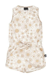 thumbnail: Babystyling baby gebloemde playsuit offwhite/zand