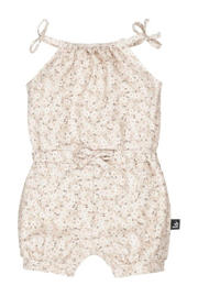 thumbnail: Babystyling baby playsuit met bladprint zand
