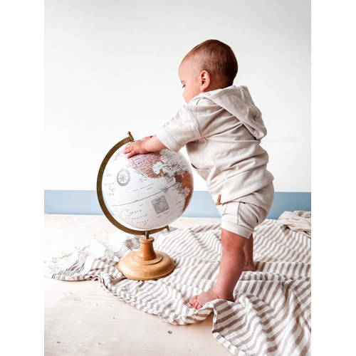 Babystyling baby sweatshort beige Korte broek Jongens Katoen Effen 74 80