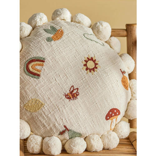 Bloomingville Mini sierkussen Agnes Accessoire Wit All over print