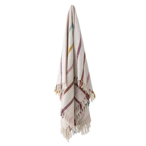 Bloomingville Mini plaid Frey Accessoire Wit Streep
