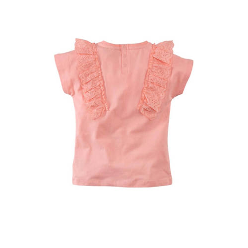 Z8 T-shirt Everly roze Meisjes Stretchkatoen Ronde hals Effen 80