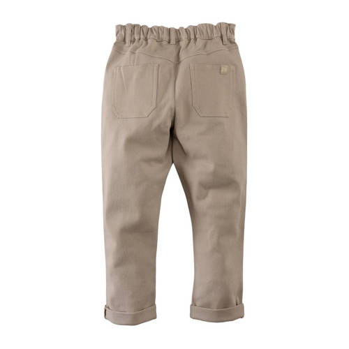 Z8 broek Cayman beige Jongens Katoen Effen 122 | Broek van