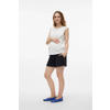 MAMALICIOUS regular fit short MLIVY zwart