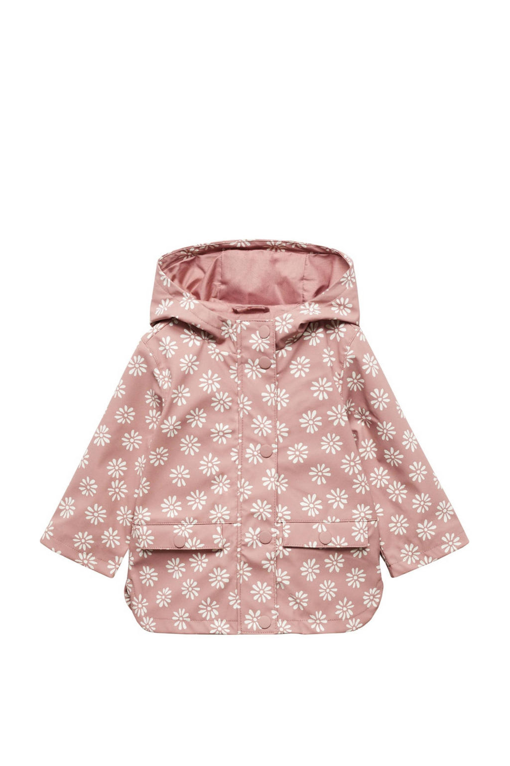 Mango Kids gebloemde zomerjas roze | kleertjes.com