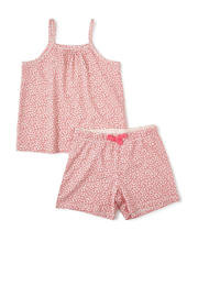 thumbnail: Little Label shortama met panterprint roze
