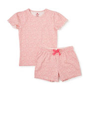 thumbnail: Little Label shortama met panterprint roze