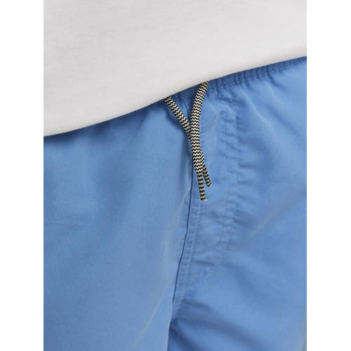 jack & jones JUNIOR zwemshort JPSTFIJI blauw Jongens Polyester Effen 128