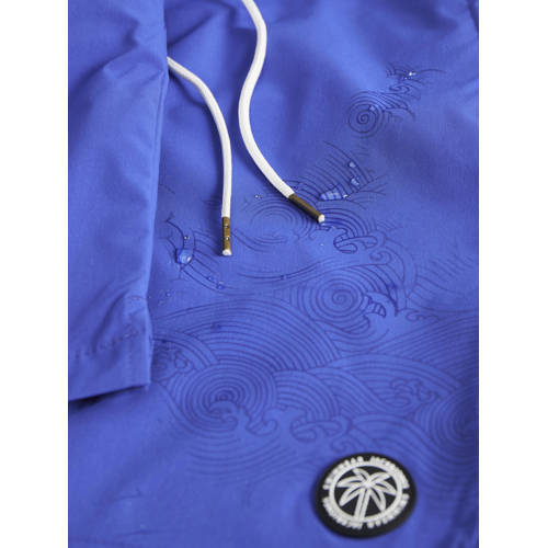 jack & jones JUNIOR zwemshort JPSTFIJI Blauw Jongens Polyester Effen 128