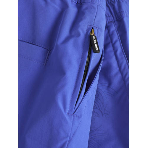 jack & jones JUNIOR zwemshort JPSTFIJI Blauw Jongens Polyester Effen 128