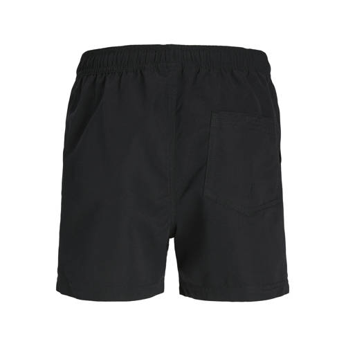 jack & jones JUNIOR zwemshort JPSTFIJI zwart Jongens Polyester Effen 128