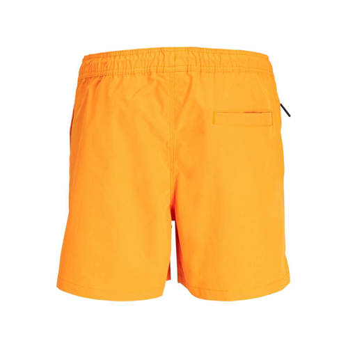 jack & jones JUNIOR zwemshort JPSTFIJI Oranje Jongens Polyester Effen 152